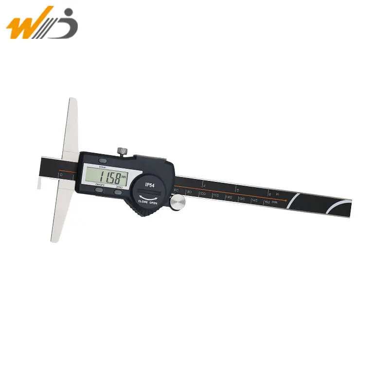 

SHAHE 0.01 mm 150 mm 6'' Digital Single hook Depth Gauge stainless steel depth caliper Electronic Digital depth Caliper