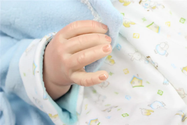 70 см Силиконовая виниловая Кукла Reborn для маленьких мальчиков игрушки 28 дюймов