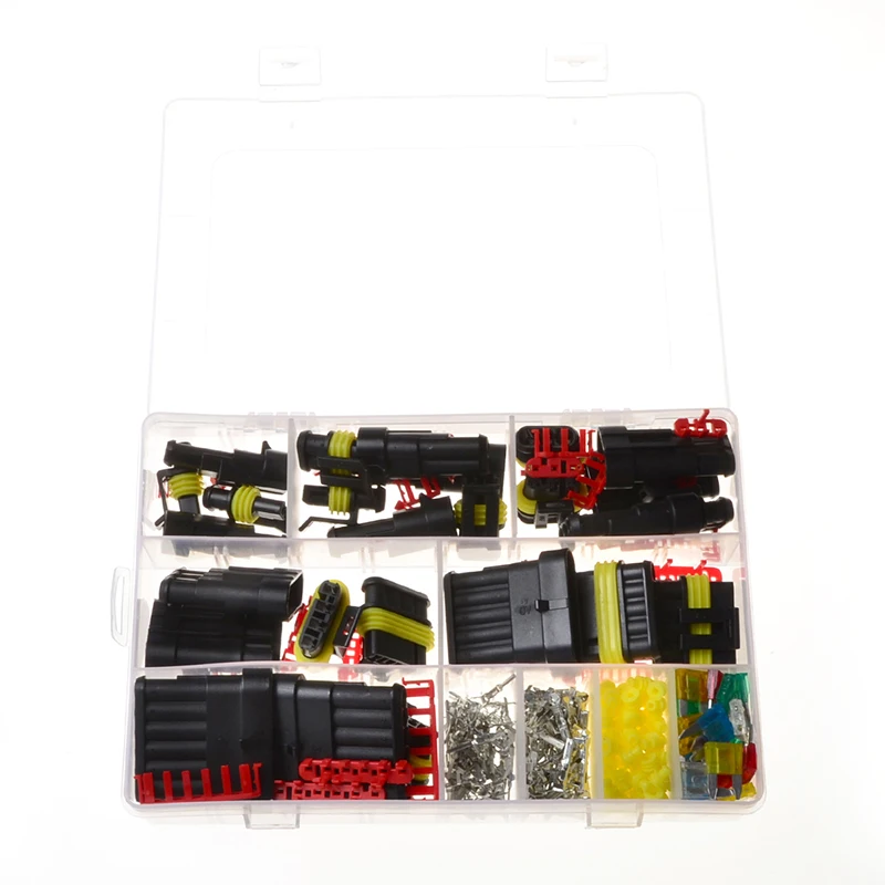 240PCS HID Waterproof Terminal Electrical Wire Connectors and Vehicle