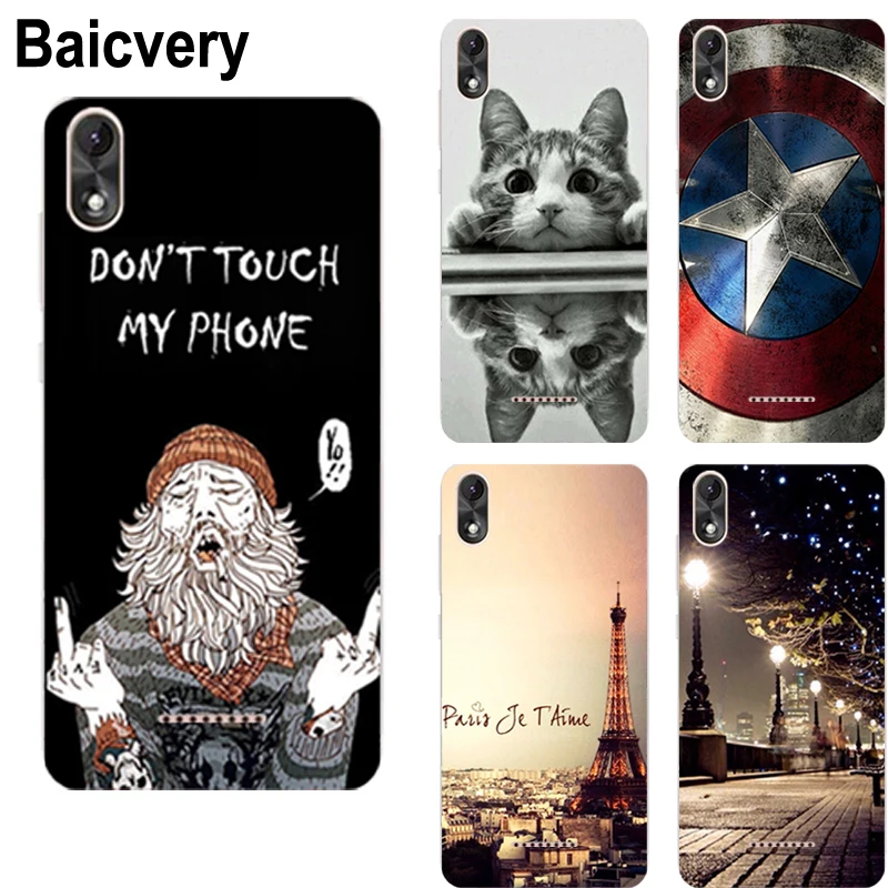 

Soft Silicon Painting TPU back Case for BQ BQ-5591 Jeans Baicvery Anti Skid Fashion Cover for BQ 5591 BQ5591 BQS 5591