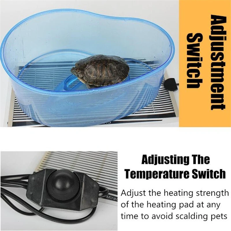 Reptile Heat Mat Temperature Control Terrarium Heating Pad