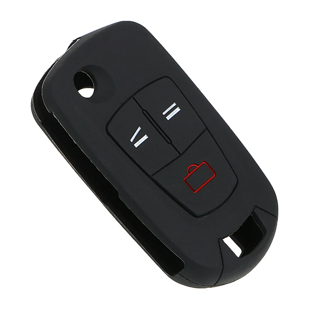 

Silicone Key Case Protector 3 Button Car Folding Key Cover Auto Accessories For Vauxhall Opel Opel Astra Vectra Corsa Signum