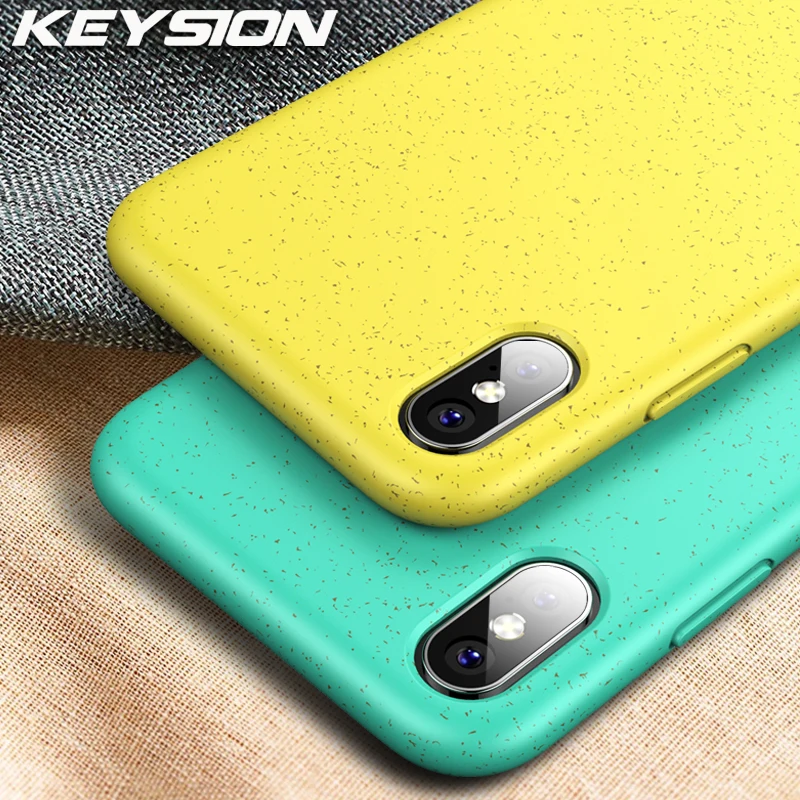 KEYSION Matte Phone Case for iPhone XR XS Max Slim Soft TPU Silicone Shockproof Coque back cover For Apple 7 8 Plus X | Мобильные