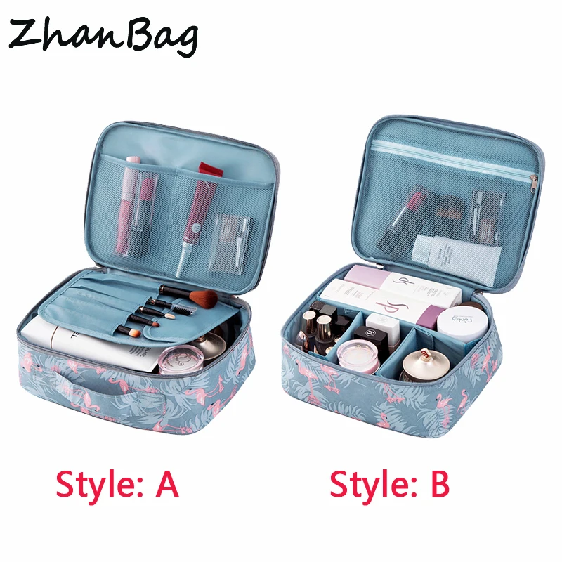 Discount Up to 50 Brand Flamingo Series Travel Portable Cosmetic Bag