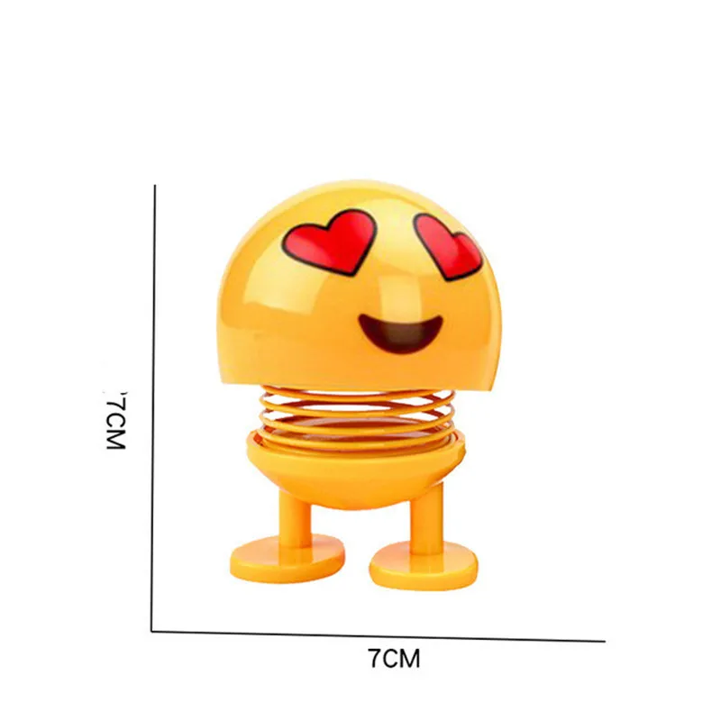 Аксессуары для украшения автомобиля, Весенняя кукла с улыбающимся лицом, кукла с качающейся головой, креативная кукла с выражением лица - Цвет: 5