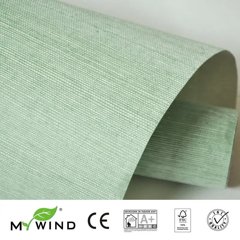 2019 MY WIND Grasscloth настенная бумага s Роскошный натуральный материал Innocuity 3D Бумага плетение дизайн обои в отделка в рулоне wandbekleding