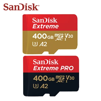

100% Original SanDis Extreme PRO Micro SD Card 400GB micro SDXC Memory Card A2 A1 V30 U3 C10 up to 170MB/s TF Card for cellphone