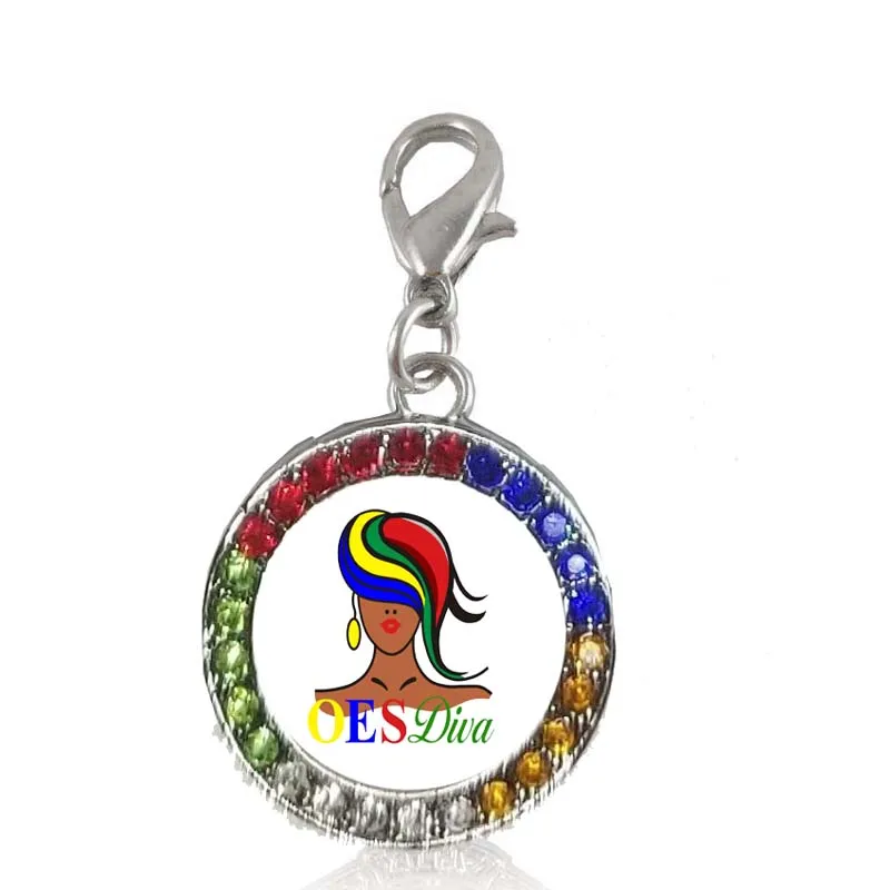 Shrine & Mason Products OES логотип буквенный заказ от eastern star Lady charm fit ювелирный браслет