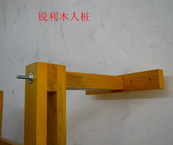 Настенный деревянный манекен Elm Wing Chun, китайский кунг-фу Регулировка настенный подвесной прочный деревянный манекен для высоких людей