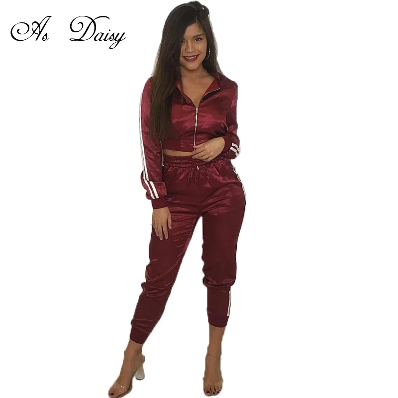 maroon tracksuit womens