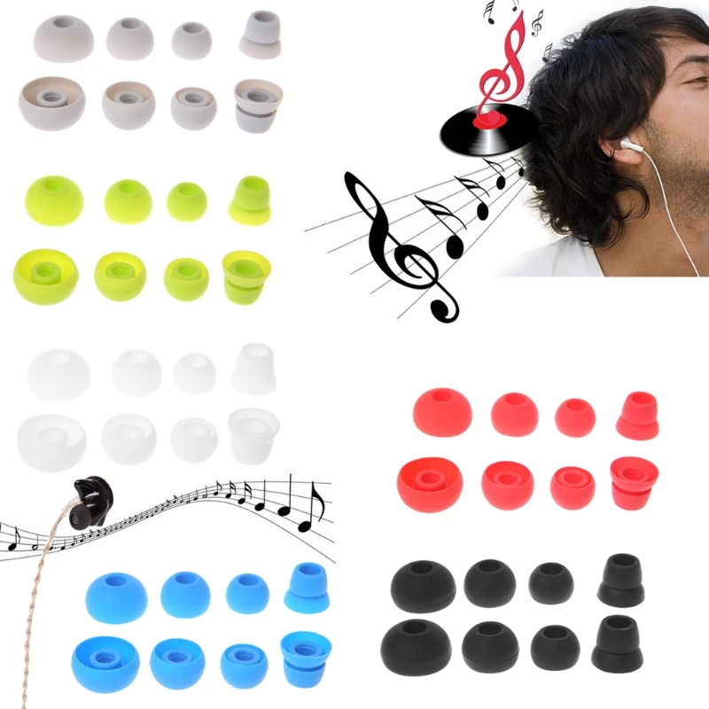 

ALITER 4 Pairs Silicone Earbud Tips Replace For Beats Powerbeats 2/3 Wireless Headphone