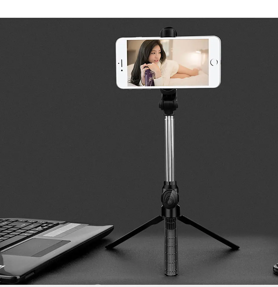 Wireless Bluetooth Selfie Stick Mini Tripod Extendable Monopod Universal Portable Handheld for IOS Android Smart Phone (13)