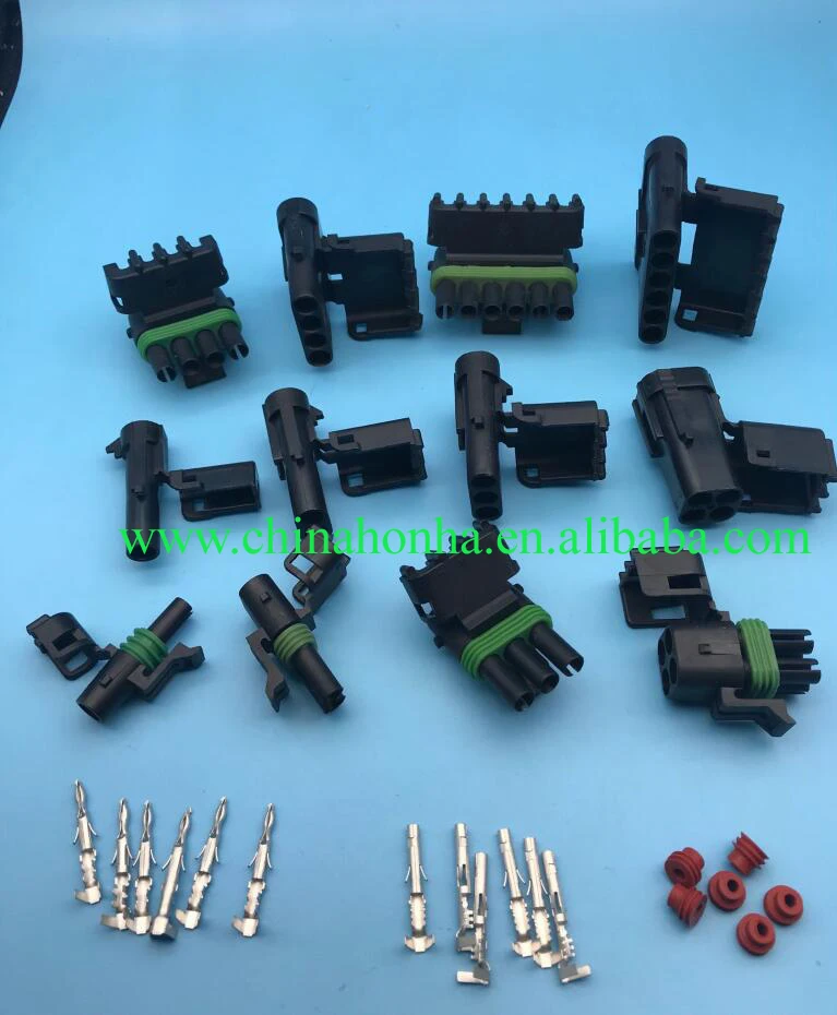 12010973 tubería los conectores o enchufes-tubería Weather Pack conector macho