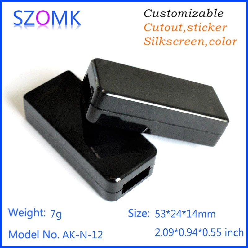 szomk small plastic enclosure for electronics plastic case usb instrument housing junction box (10)