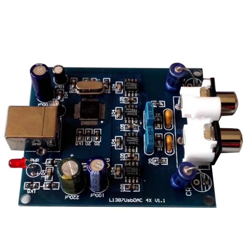 Новый 4 X L1387DAC pcs TDA1387 DAC hifi USB декодер для усилителя лучше чем TDA1543 G4 011|Усилители