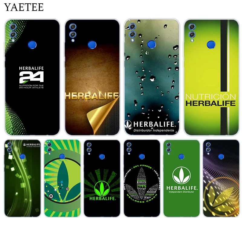 

Silicone Hull Case For Huawei Y7 Y6 Y5 Prime Pro Y9 2019 2018 Honor 8X 8C Play 9 10 lite View 20 V20 Cover Herbalife