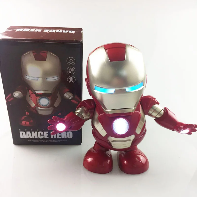 dancing robot iron man