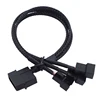 On Sale Fan-Adapter Computer-Case Molex To 3pin/4pin Cpu-Fan/mining-Cooling-Fans for Black 27cm bYn0dYRn