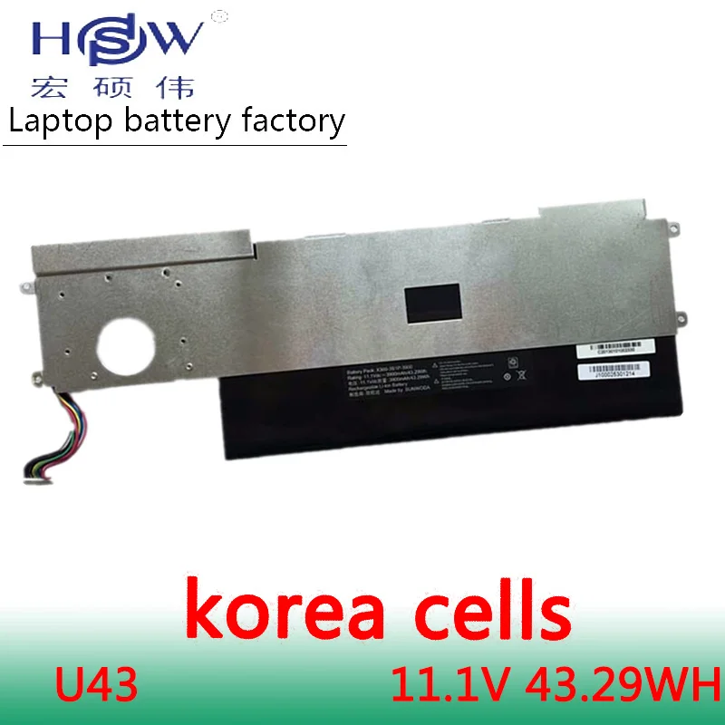 Аккумулятор HSW для ноутбука 11 1 В Hasee U43 U45 UI41B X300 3S1P 3440 UI41R UI43 UI45 UI47 HXU4 SSBS40 SSBS39|hasee
