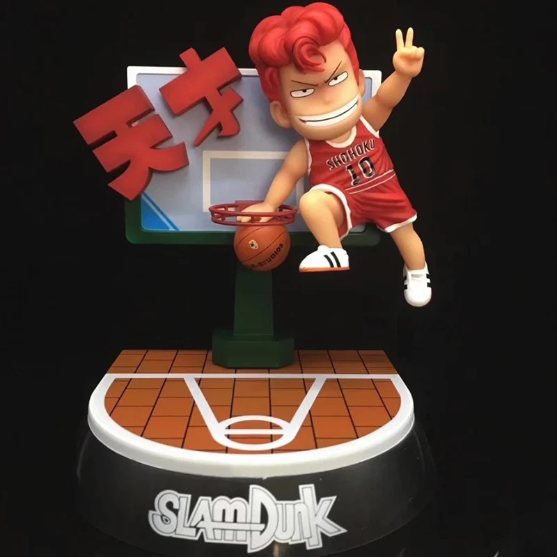 

Anime SLAM DUNK Hanamichi Sakuragi Figure Dunk Scenes Ver GK Collection Model Toy 22 cm