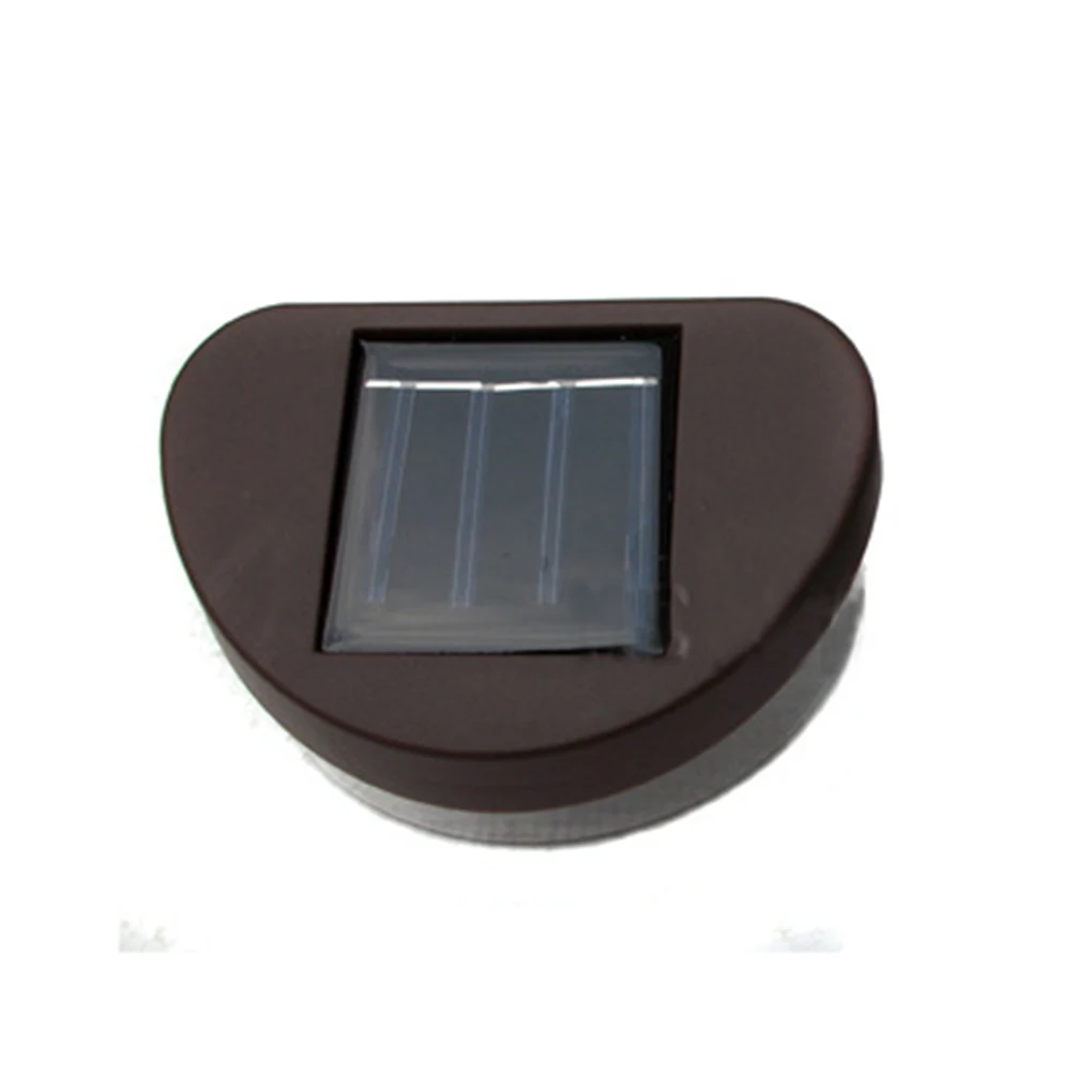 Outdoor Garden Solar Powered Light Gutter Fence Path Wall 2 LED Lamp For walls 11.8*8.1*5.8cm