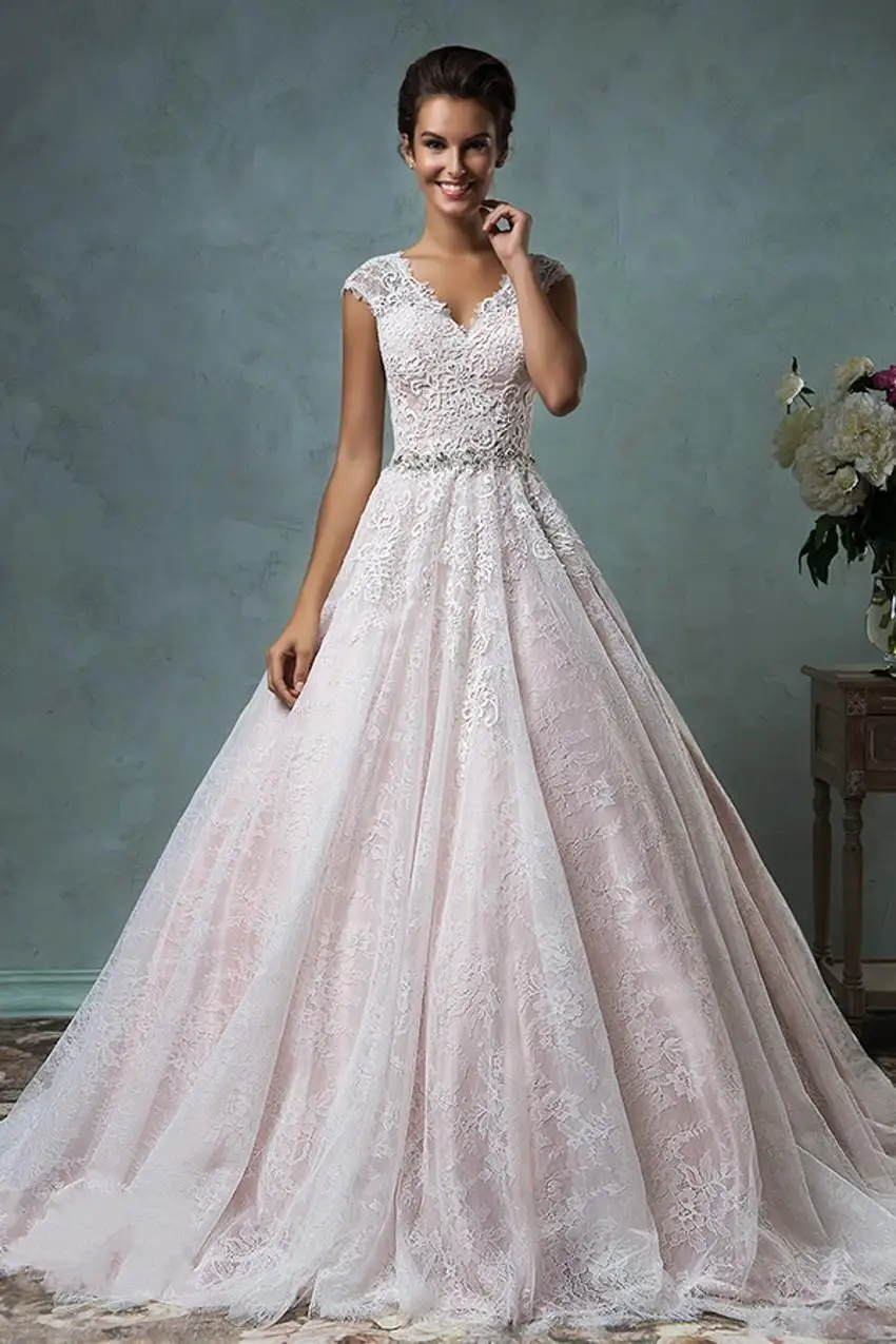 Ball Gowns with Cap Sleeves