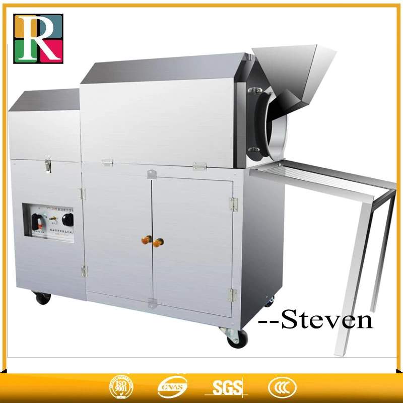 gas used peanuts roasting machine nut seed roaster/nut roaster machine free shippingin Food