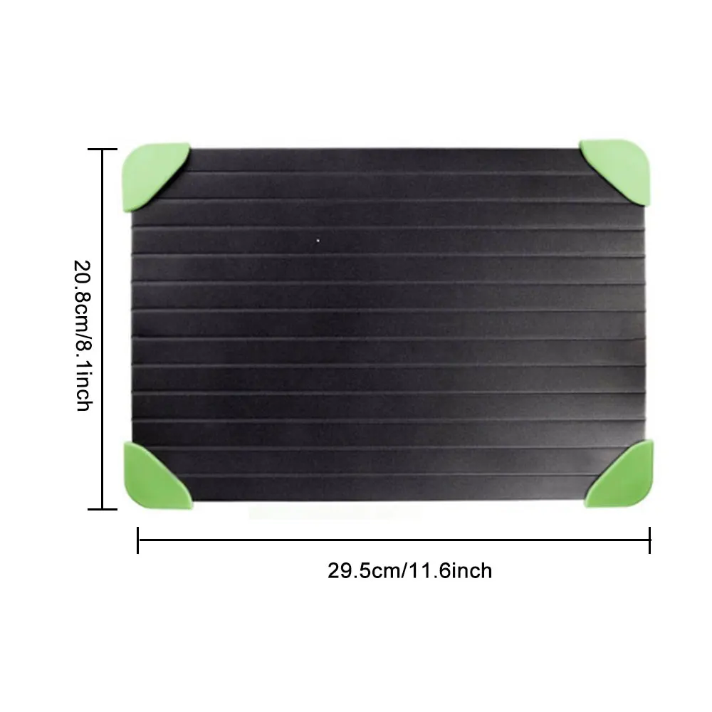 Pawaca Fast Magic Defrost Tray Thaw Frozen Plate Silicon - containing Corner Rapid Defrosting Aluminum Sheet Kitchen Gadget Tool Pawaca Fast Magic Defrost Tray Thaw Frozen Plate Silicon - containing Corner Rapid Defrosting Aluminum Sheet Kitchen Gadget Tool
