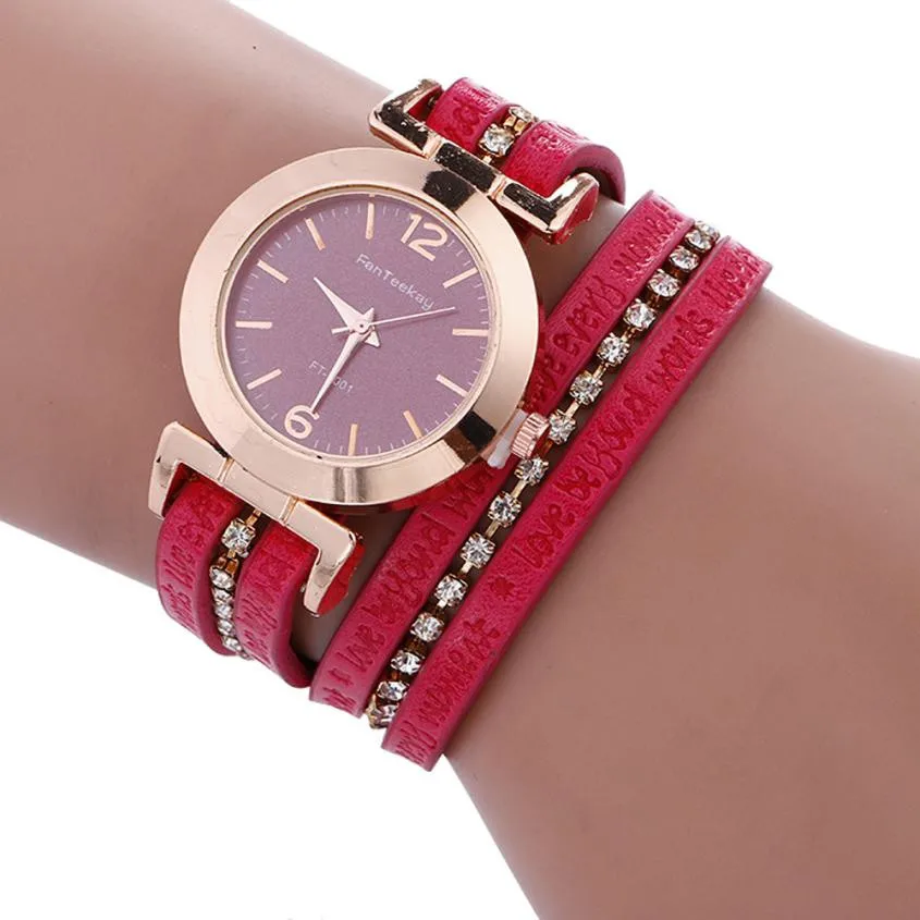 

Fashion 2018 Watch Faux Chronograph Plated Classic Quartz Women Girls Analog Quartz Wristwatch Ladies Dress Bracelet Watches