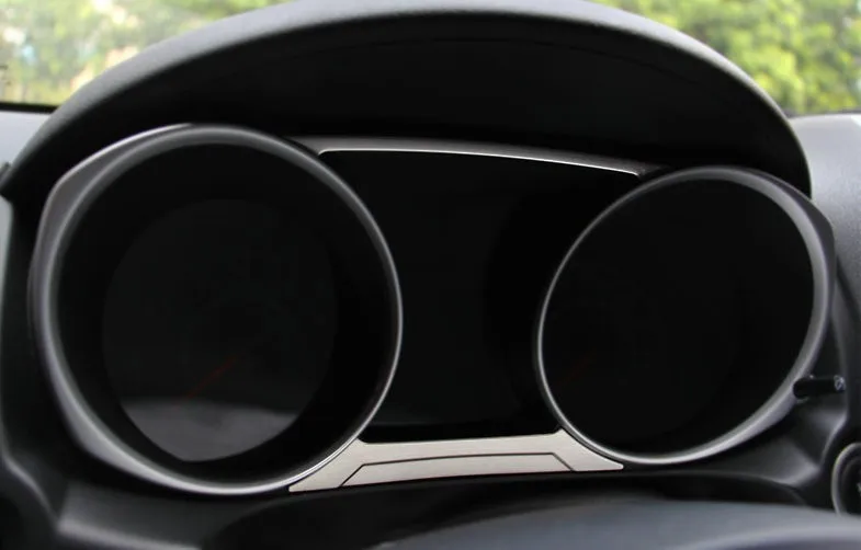 Для Mitsubishi ASX 2011 2012 2013 аксессуары для автомобиля, наконечник из нержавеющей стали для приборной панели автомобиля наклейки