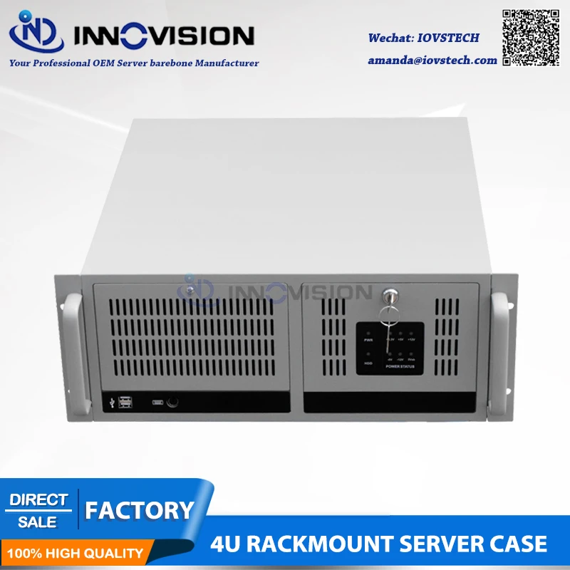 

HQ 4U rack mount chassis IPC610H with Visual & Audible Alarm Notification
