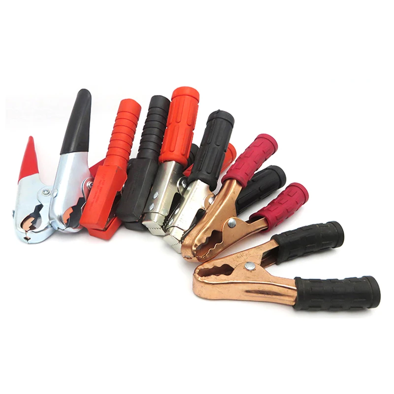 2PCS 75A 1800A Copper Plated Insulated Car Battery Clips Alligator Clampsin Tool Parts from