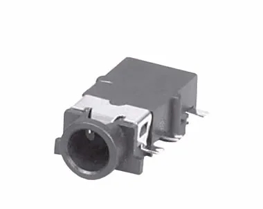 

10pcs Phone Jack 3.5mm 6 contact stereo socket for 4 conductor audio plug SMT mid-mount reflow solderable right angle