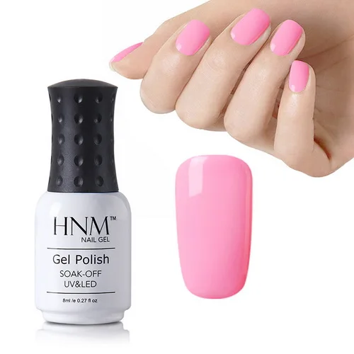 HNM Розовый Фиолетовый Цвет Гель-лак 8 мл УФ-гель для ногтей Гель-лак Гибридный лак Лаки Гель-лак Shilak Полупостоянный - Цвет: K005