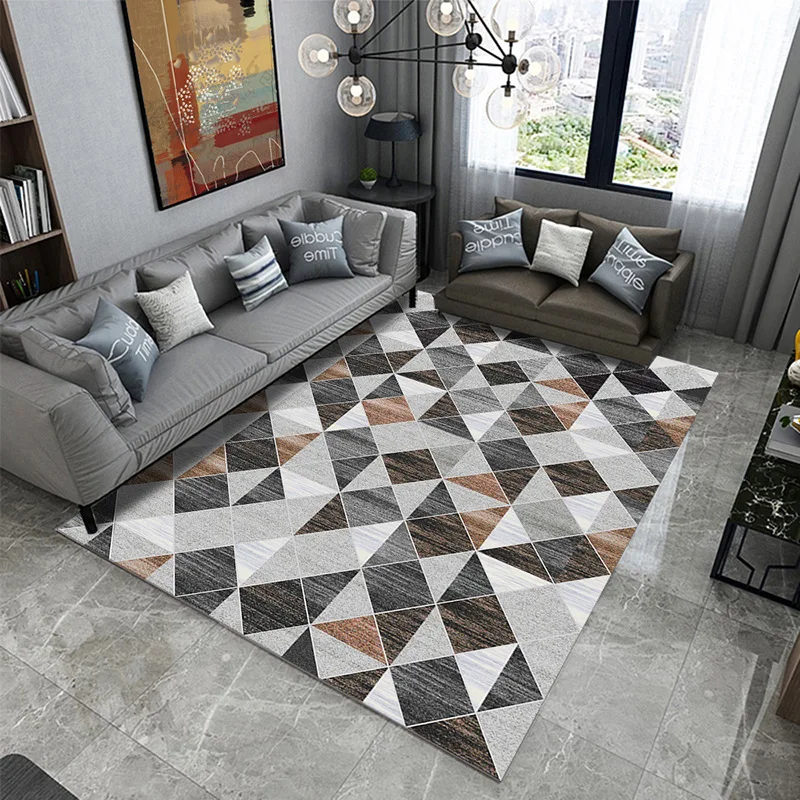 

New Modern Soft Carpets For Living Room Bedroom Rugs Bedside Coffee Table Area Rug Home Geometric Nordic Carpet Floor Door Mat