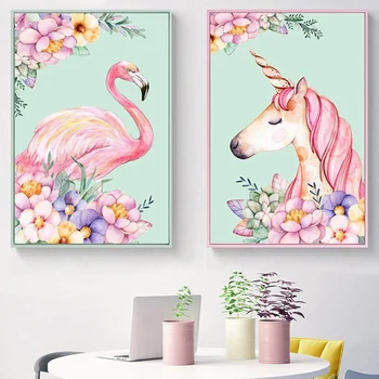 

Diamond Painting Flamingos Full Diamond Sticking Diamond Cross - Stitch Diamond Embroidery 2018 New Flamingo 5D Cartoon Decor