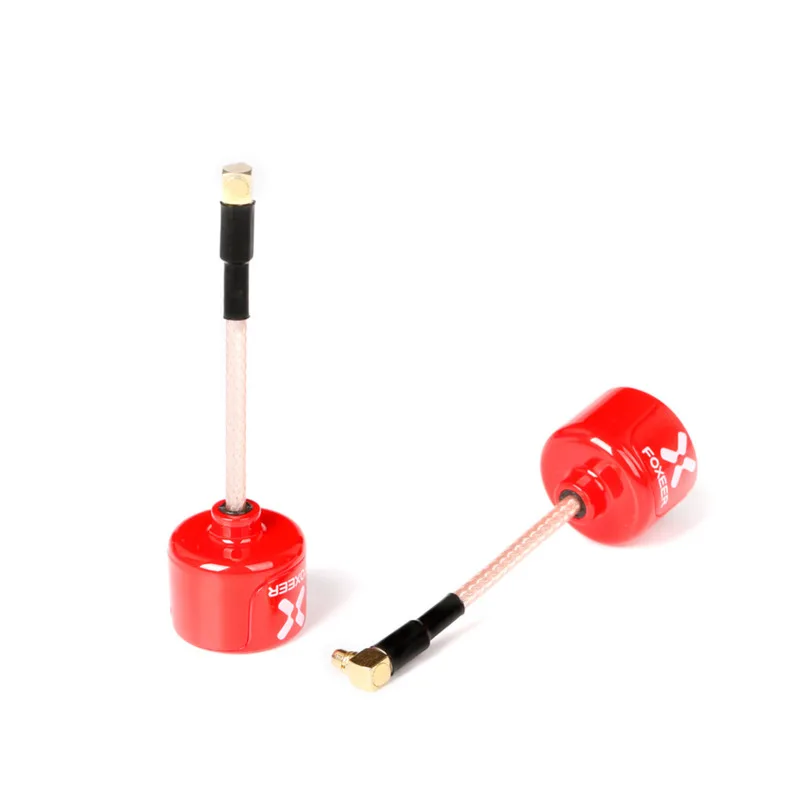 

2pcs Foxeer Lollipop 5.8G 2.3Dbi TX RX RHCP FPV Straight Angle MMCX Antenna Compatible FOXEER ClearTX Transmitter for