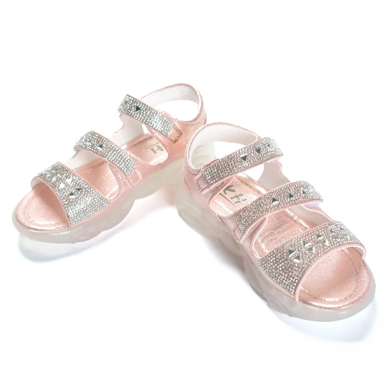 DIMI 2019 Summer Style Children Girl Sandals Fashion Shiny Rhinestone Princess Sandals Kids Cartoon Transparent Flat Beach Shoes DIMI 2019 Summer Style Children Girl Sandals Fashion Shiny Rhinestone Princess Sandals Kids Cartoon Transparent Flat Beach Shoes