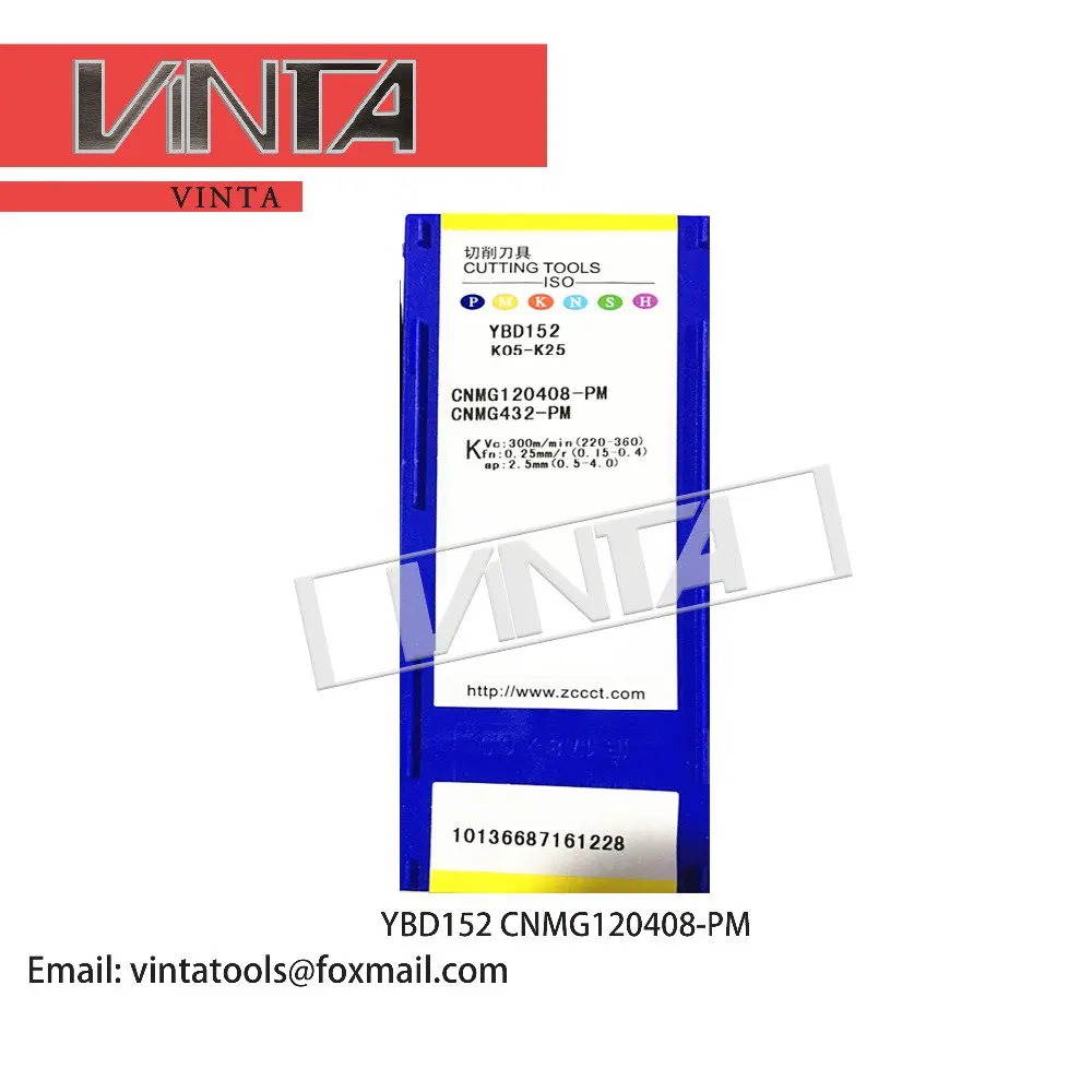 Бесплатная доставка, высокое качество YBC152 YBC252 YBD252 YBD152 YBC151 YBC251 YBD102 YBC351 CNMG120408-PM ЧПУ твердосплавный Токарные Пластины