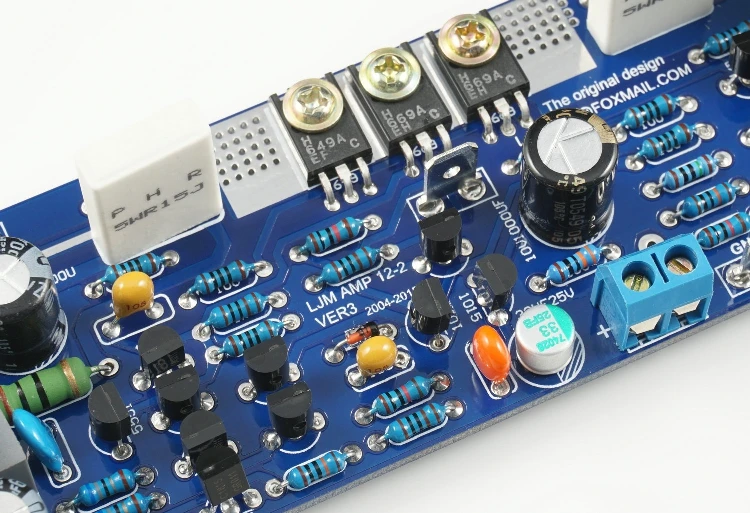 2 шт. аудио L12-2 усилитель мощности комплект 2 канала ультра-низкое искажение классический усилитель DIY Kit готовая доска A10-011