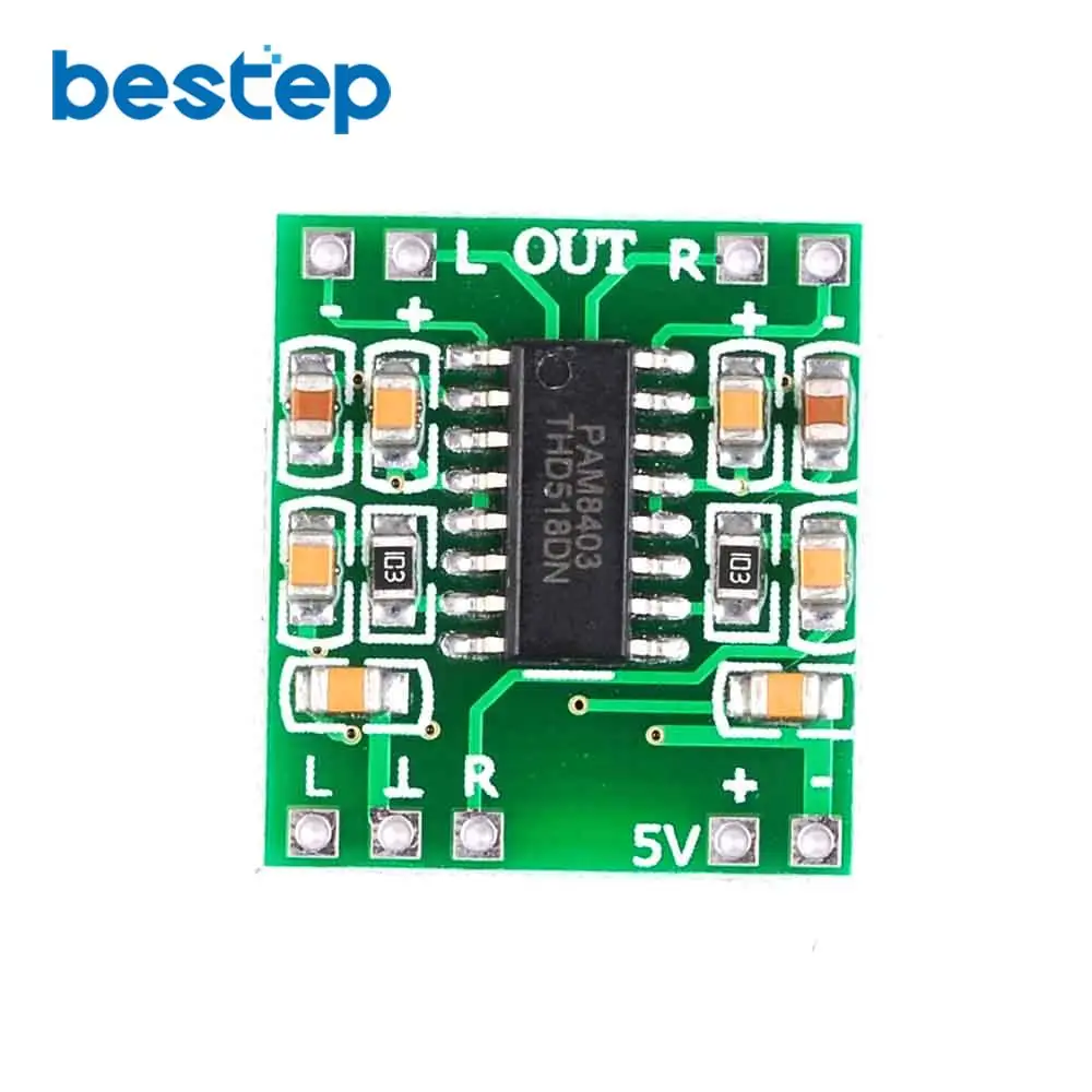 1PCS PAM8403 Audio Module DC 5V Mini Class-D Digital Amplifier Board LCD Top Sale