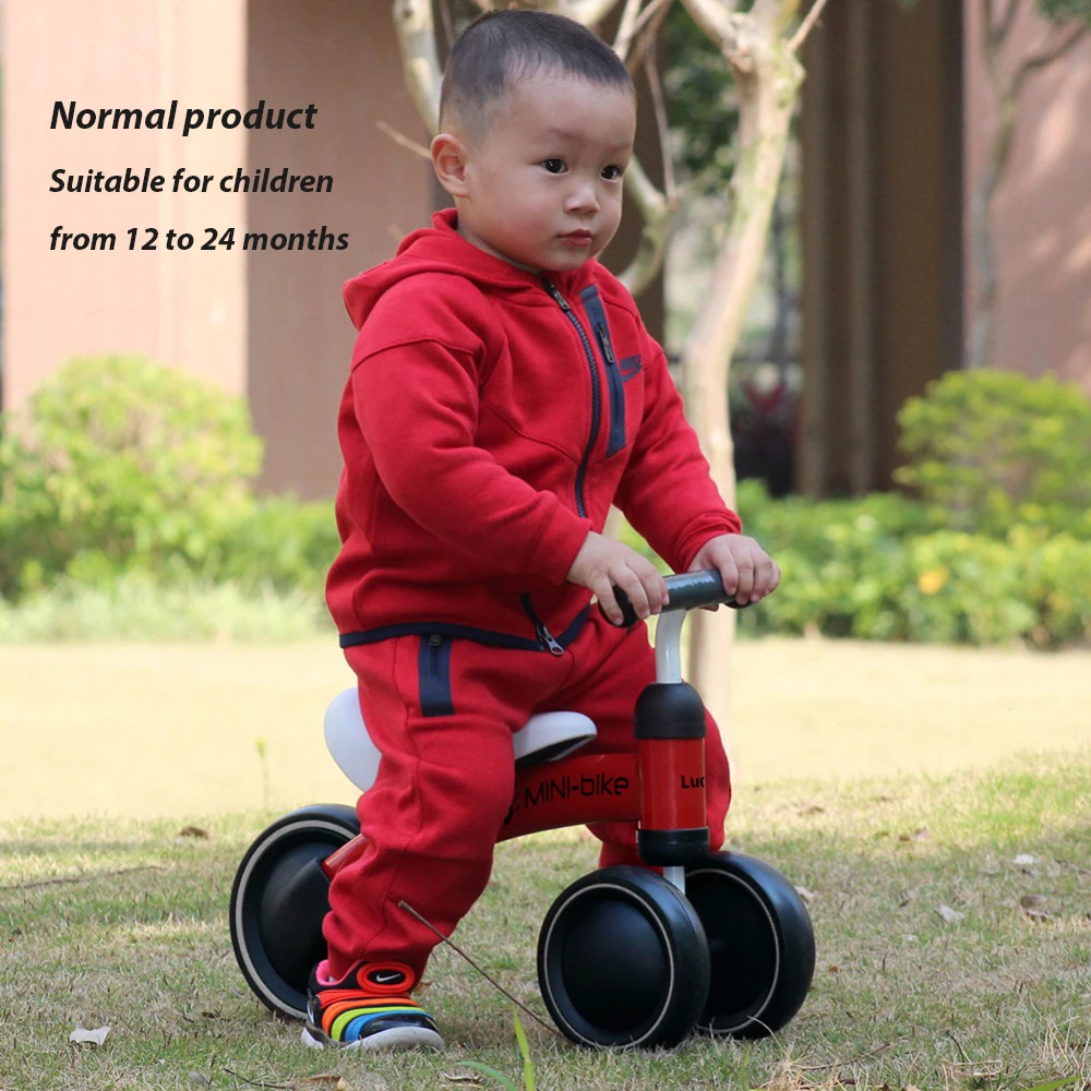 Bebé brillante bebé niños paseo en bicicleta 1-3 años bebé juguetes para el aprendizaje pie de bebé bicicleta Scooter de seguridad - 3