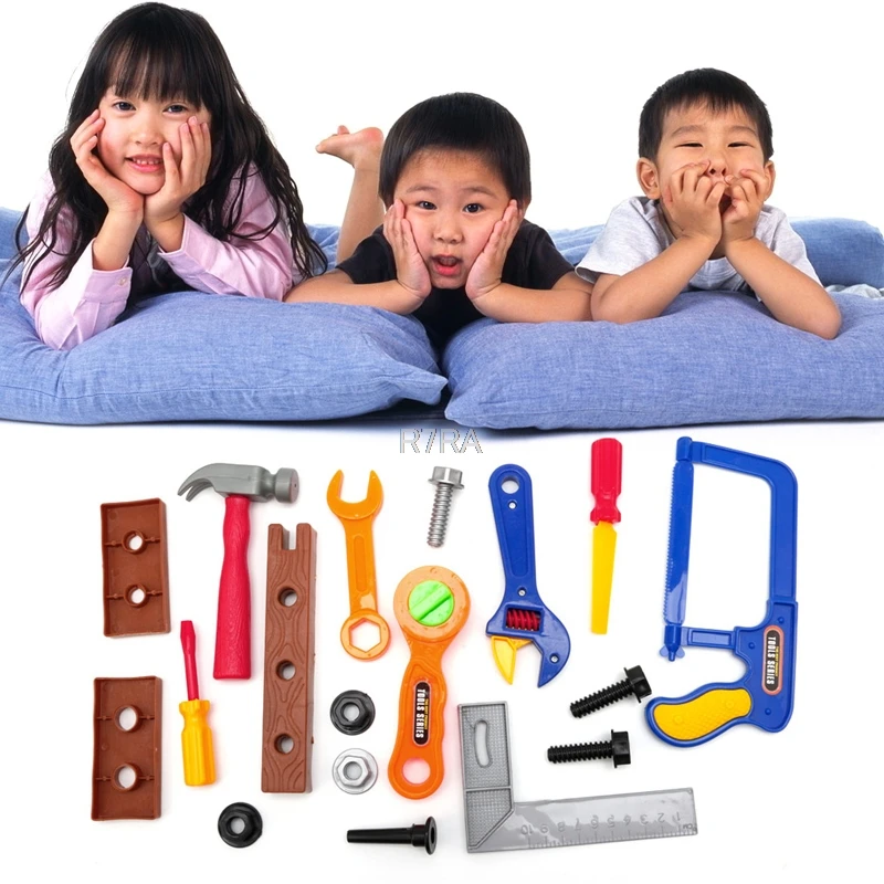 Hot 19Pcs Repair Tools font b Toys b font Plastic Fancy Dress Instruments font b Toy