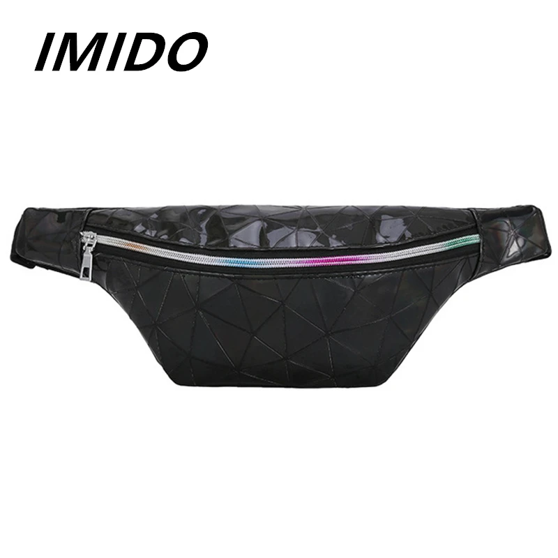 IMIDO 2019 лето новый стиль модный спортивный лазерный сундук Сумка Женская