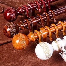 Классический европейский и американский стиль утолщенный алюминиевый сплав штор стержни натрия риса глушитель Римский полюс арт Полюс