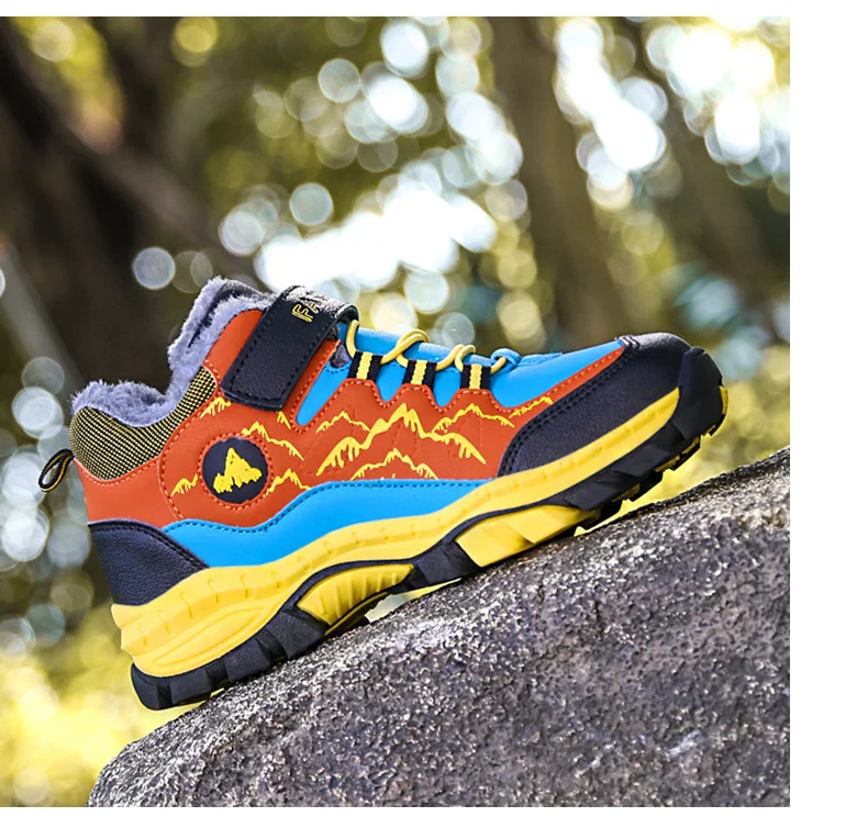 Детская уличная спортивная походная обувь, нескользящая походная обувь для мальчиков, Детская износостойкая обувь для скалолазания