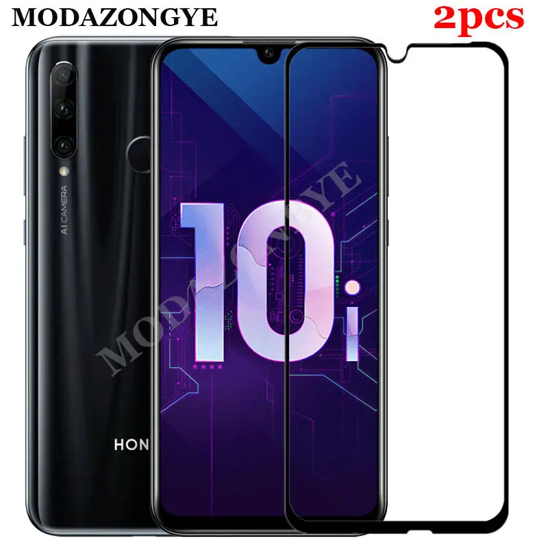 

2PCS Tempered Glass For Huawei Honor 10i Screen Protector Glass For Huawei Honor 10i 10 i lite HRY-LX1 HRY-LX1T Full Cover Glass