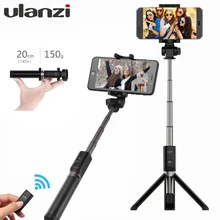 Ulanzi seleccionar 3 en 1 Teléfono Trípode Autofoto Bluetooth Palo Autofoto Remoto 3.0 trípode para iPhone Huawei Xiaomi Smartphones Android