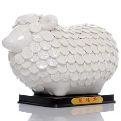 Цзиндэчжэнь hongxuan керамика ремесла орнамент Прекрасный овцы являются домашняя Edmond украшения подарки