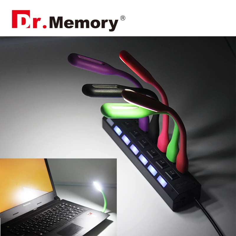 Dr. памяти 8 цветов 1.2 Вт свет с портативный светильник складной USB LED для Xiaomi Power Bank